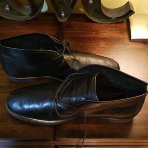 14th & Union - Black Leather Desert Chukka -10.5